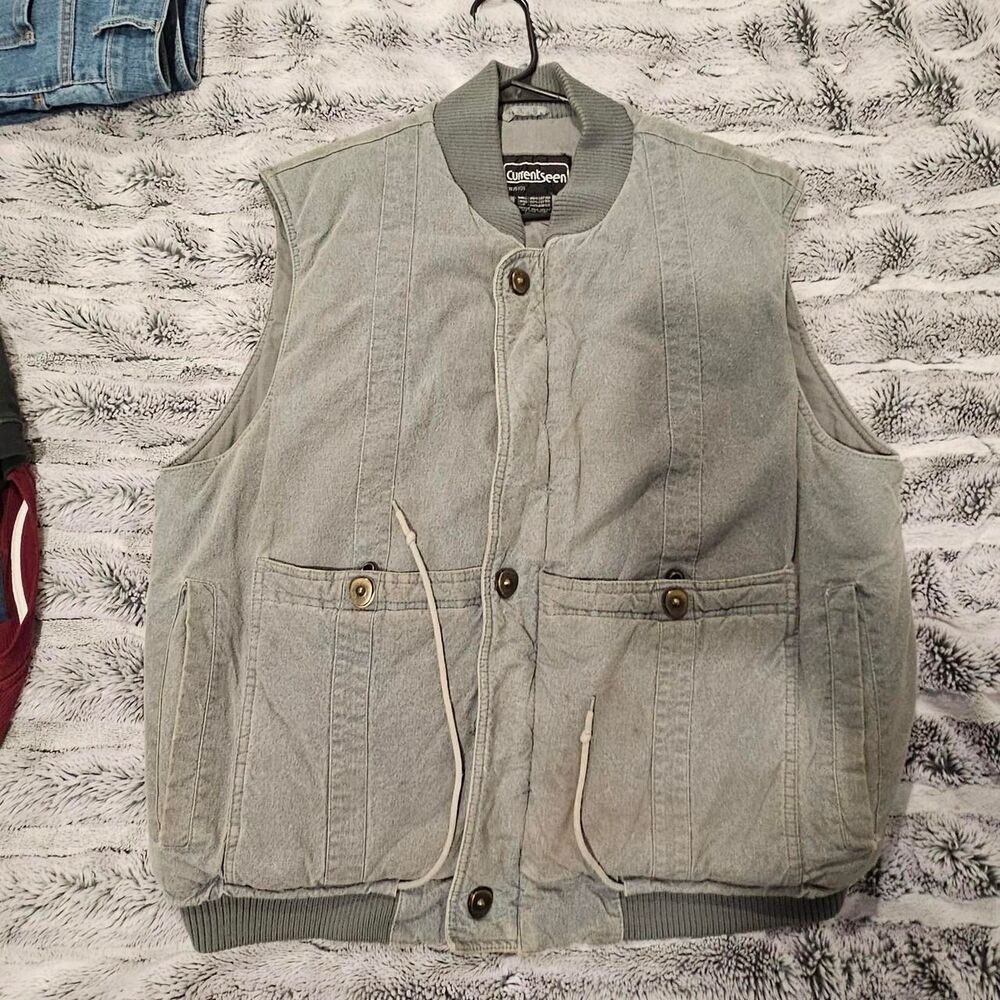 Current-seen Men's Grey Vest